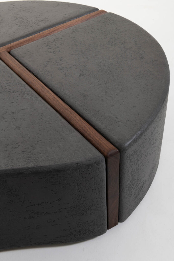 Table basse design FLINT GRID