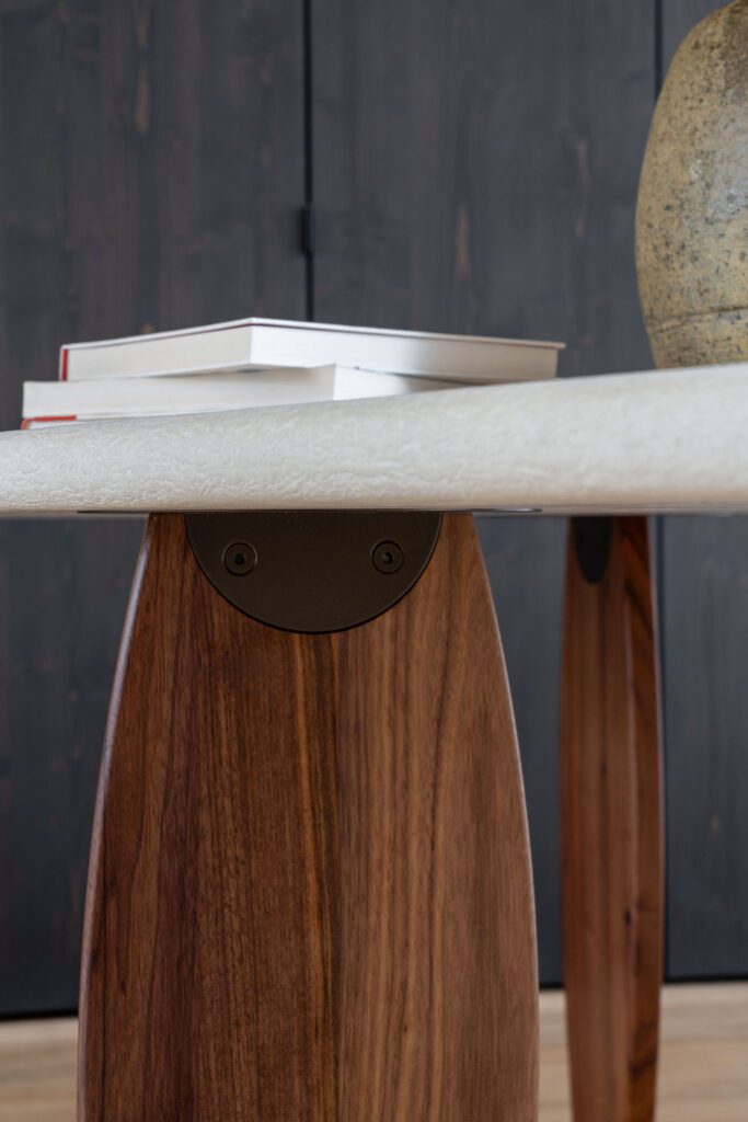 FLINT LINO design dining table in mortex